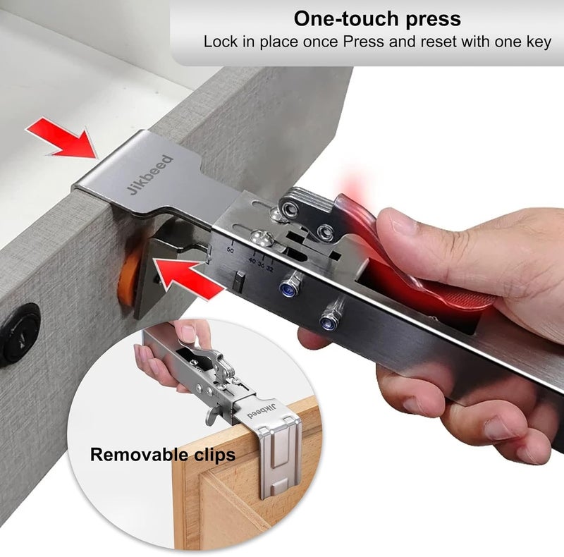 Jikbeed Drawer Front Installation Clamps, Drawer Clamps for Drawer Panel Installation Fixing Clips, Easy, Labor-Saving, and Efficient Drawer Fixing Clip - Image 3
